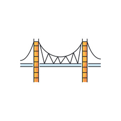 Bosphorus Bridge  vector icon