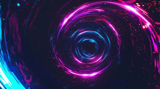 neon style at the center of a cover single, black background, Honestly nevermind style 