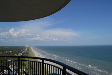 view from hotel at myrtle beach
