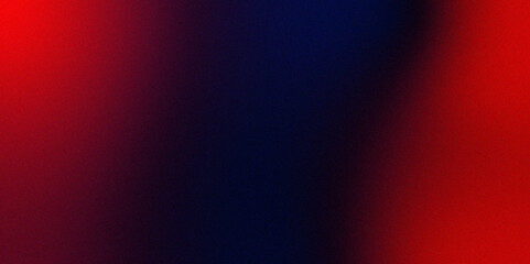 Neon blue light leaks effect background .Abstract noise background with a blue and red gradient for appealing and modern aesthetic Gradient red blue blur abstract background