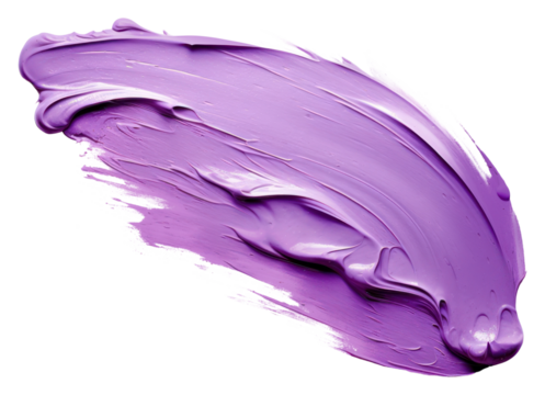 PNG Flat pale purple paint brushstroke petal white background abstract.