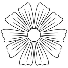 abstract flower illustration
