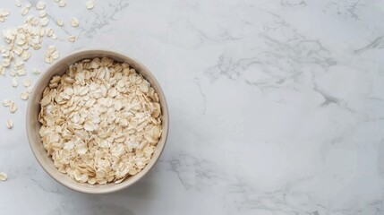 national oatmeal day background concept with copy space 