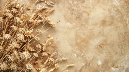 national oatmeal day background concept with copy space 