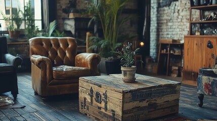 Create rustic or industrial furniture 