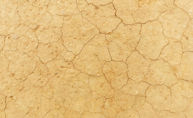 The ground has cracks in the top view for the background