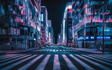 Obraz premium Shibuya Crossing at rush hour japan