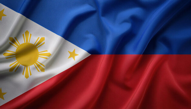 Simple wavy background for the Philippine flag
