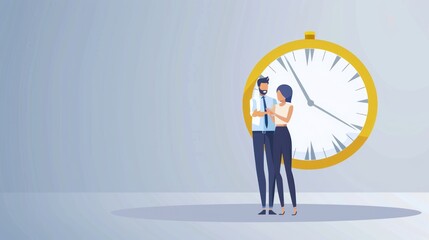 Manager coaching an employee on effective time management techniques.