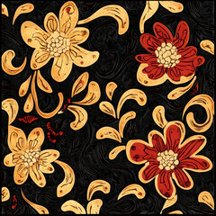 seamless floral background