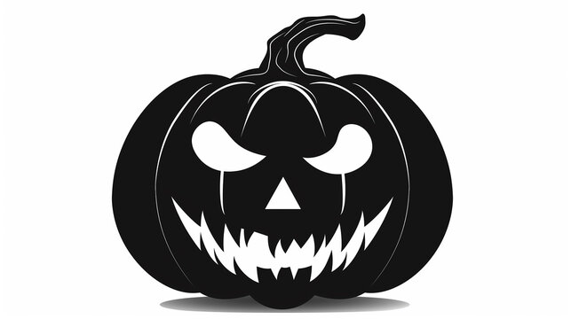 A creative Halloween pumpkin stencil featuring unique designs, perfect for festive carving and decoration.