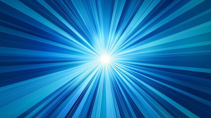 blue sunburst background
