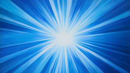 Obraz premium blue sunburst background