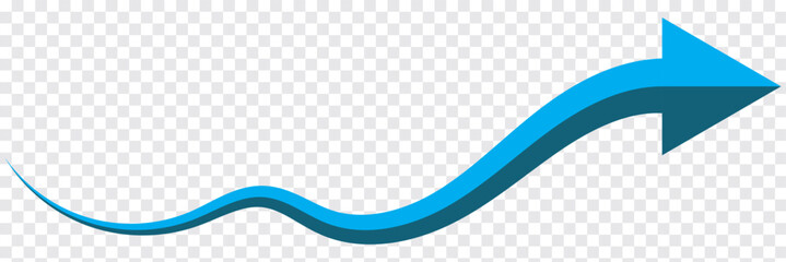 Arrow flat style icon on transparent background. arrow icon for your website design, logo, app, ui. arrow indicated the direction symbol. curved arrow sign.arrow cursor for digital upload icon, vector