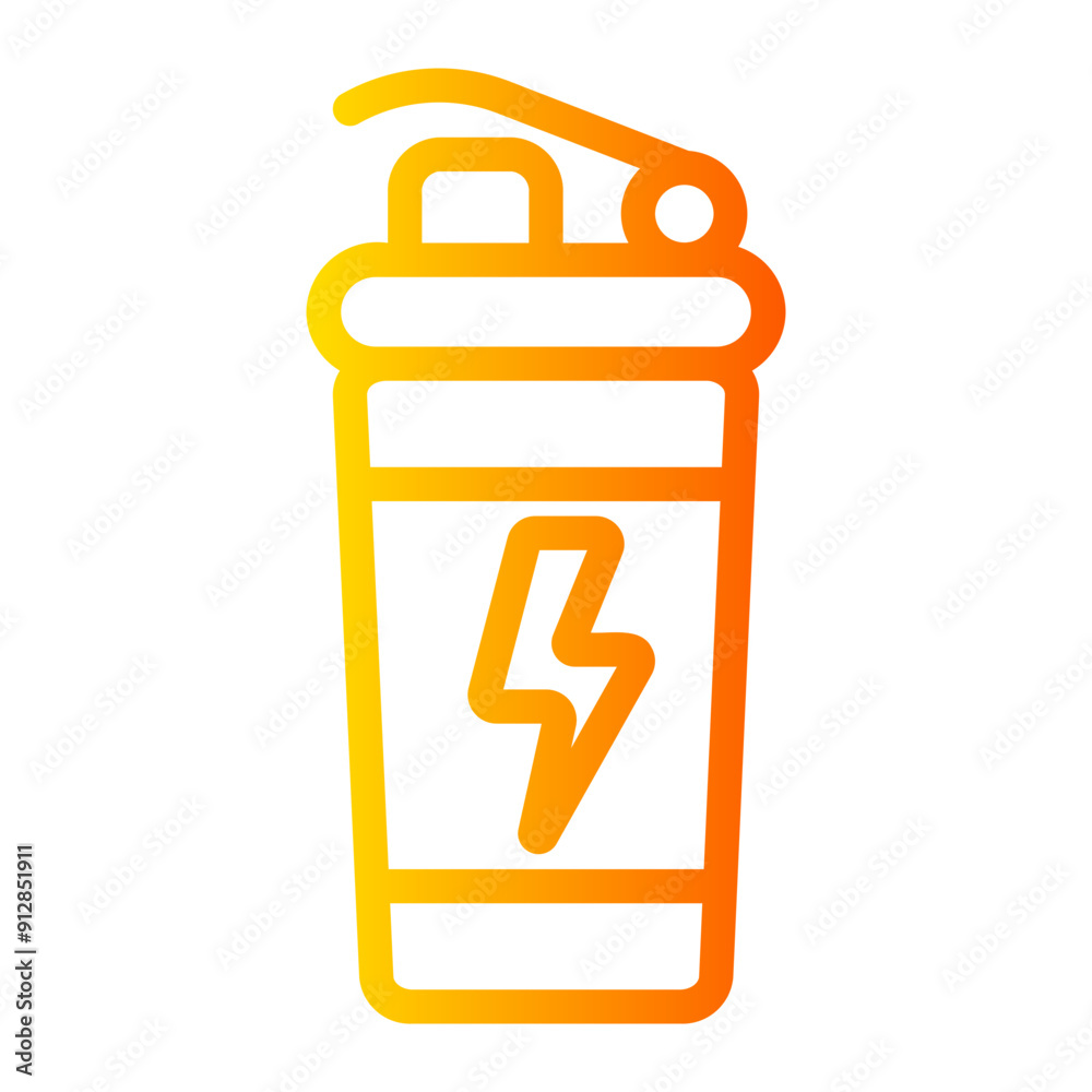 Poster shaker bottle