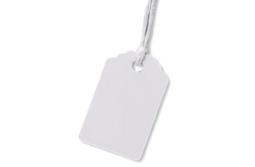 Fototapeta premium white blank price tag isolated