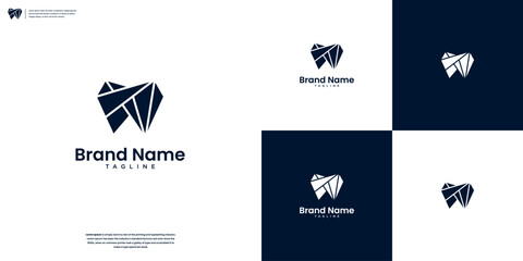 Abstract Dental logo design inspiration