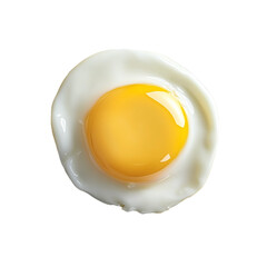 Egg Yolk and Egg White on a White Transparent Background PNG