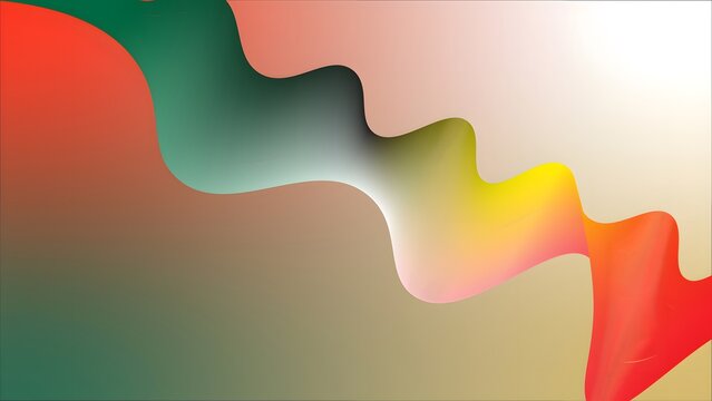 A beautiful abstract backrounds red yellow green blue 