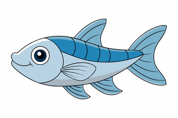 illustration of a cartoon fish