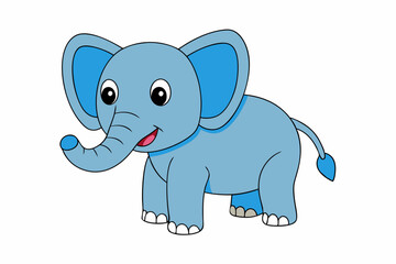 Obraz premium baby elephant cartoon