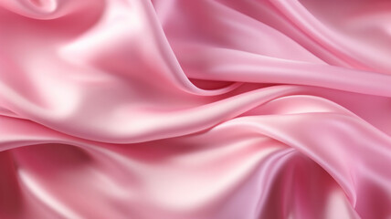Fototapeta premium soft satin fabric texture luxurious shiny that is abstract silk cloth background with patterns soft waves beautiful