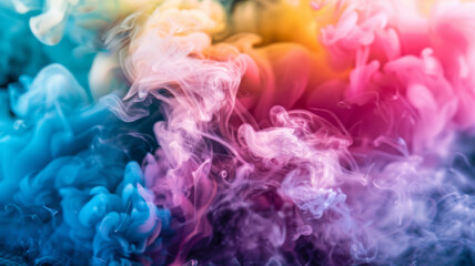 Exploring a Vibrant Vape Club Diverse Flavors, Aromatic Clouds, and smoke. Concept Vape Flavors