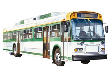 Fototapeta premium PNG Bus transportation vehicle public transportation.