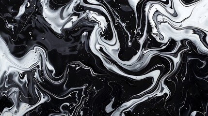 Fototapeta premium Abstract background in black and white colors