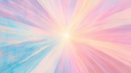 Obraz premium pastel color sunburst background
