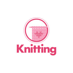knitting logo template