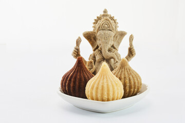 Ganesh Chaturthi Festival. Ganesh with Modak