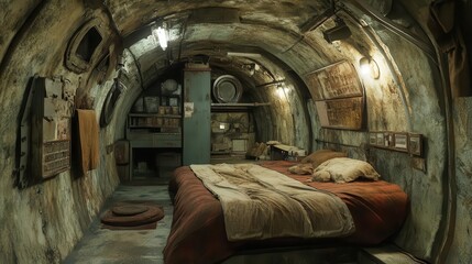 Underground bunkers after nuclear war