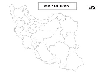 Geography politics map of countries. Map of country with capital, state capital and major city.