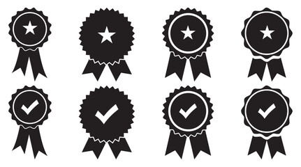 award icon symbol, premium quality icon sign - medal, prize, badge, ribbon. web vector icon set.