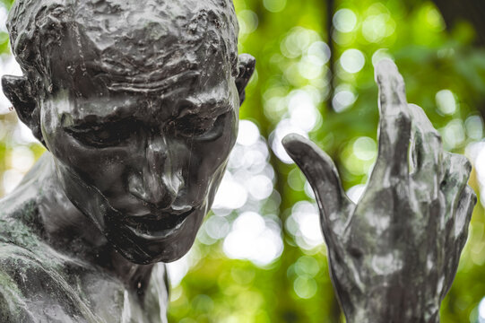 Museu Rodin e suas esculturas em Paris, Fran&ccedil;a. 2024.