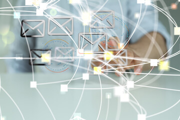 Mail Communication Connection message to mailing