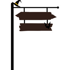 Halloween Sign Board
