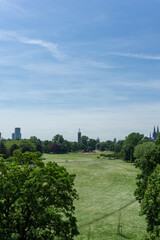 The Rhein Park in Cologne City, Germany. 