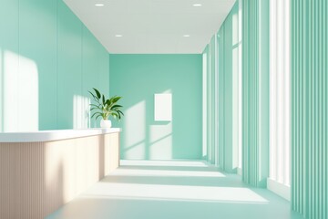 The primary care concept is brought to life in a vibrant community clinic set in a futuristic neighborhood