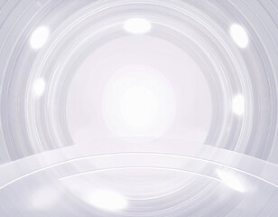 Obraz premium Abstract Technology A Beautiful 3D Illustration of a Medical Laboratory Scene