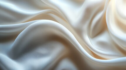 Obraz premium Elegant soft cloth gently draping and flowing in the background, creating a serene atmosphere