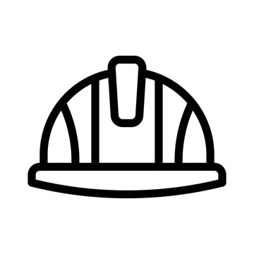 recommend clip art: hard hat line icon