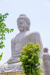 Great buddha statue near mahabodhi temple in bodh gaya, bihar state of India © Rahul