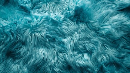 Obraz premium Soft blue furry texture background with flowing strands