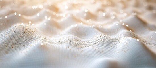 Visual representation of statistical data analysis within a grid network on a neutral background Concept of digital interfaces and business analytics technology