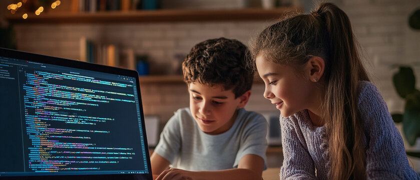 Boy and girl collaborating on coding project Some of the most highly rated AI code assistants include GitHub Copilot Codeium and Tabnine