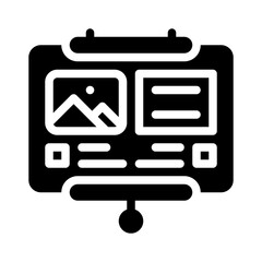 storyboard glyph icon