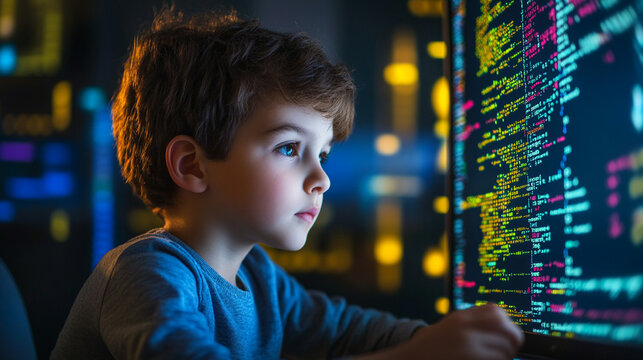 Boy exploring machine learning These tools leverage large language models and machine learning to analyze and suggest code