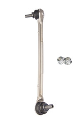 new suspension arm of a vehicle on a white background. New suspension lower control arm of a vehicle, isolated on white background